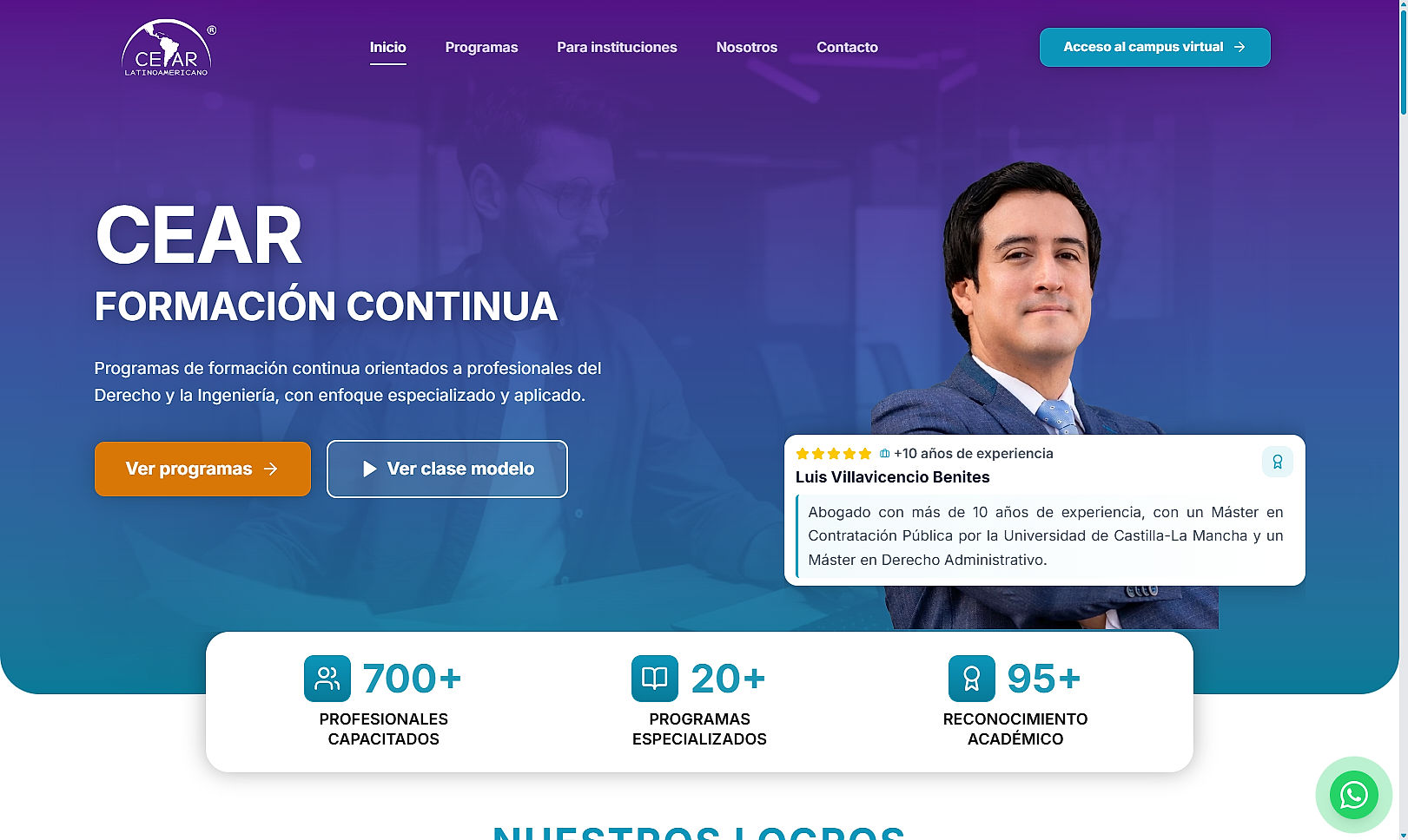 Inicio de la plataforma CEAR Latinoamericano
